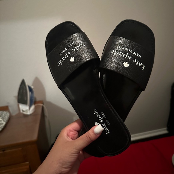 Kate Spade Peyton Slide Sandals Black - Picture 4 of 4